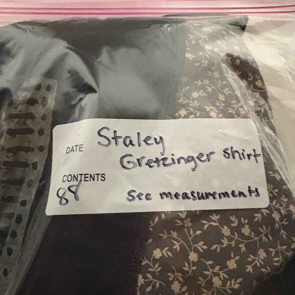 Staley gretzinger Multicolor Patchwork Button Dow… - image 16